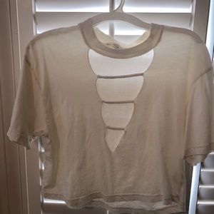 Urban outfitters white crop top size small